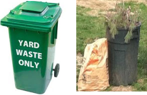 Yard waste cans